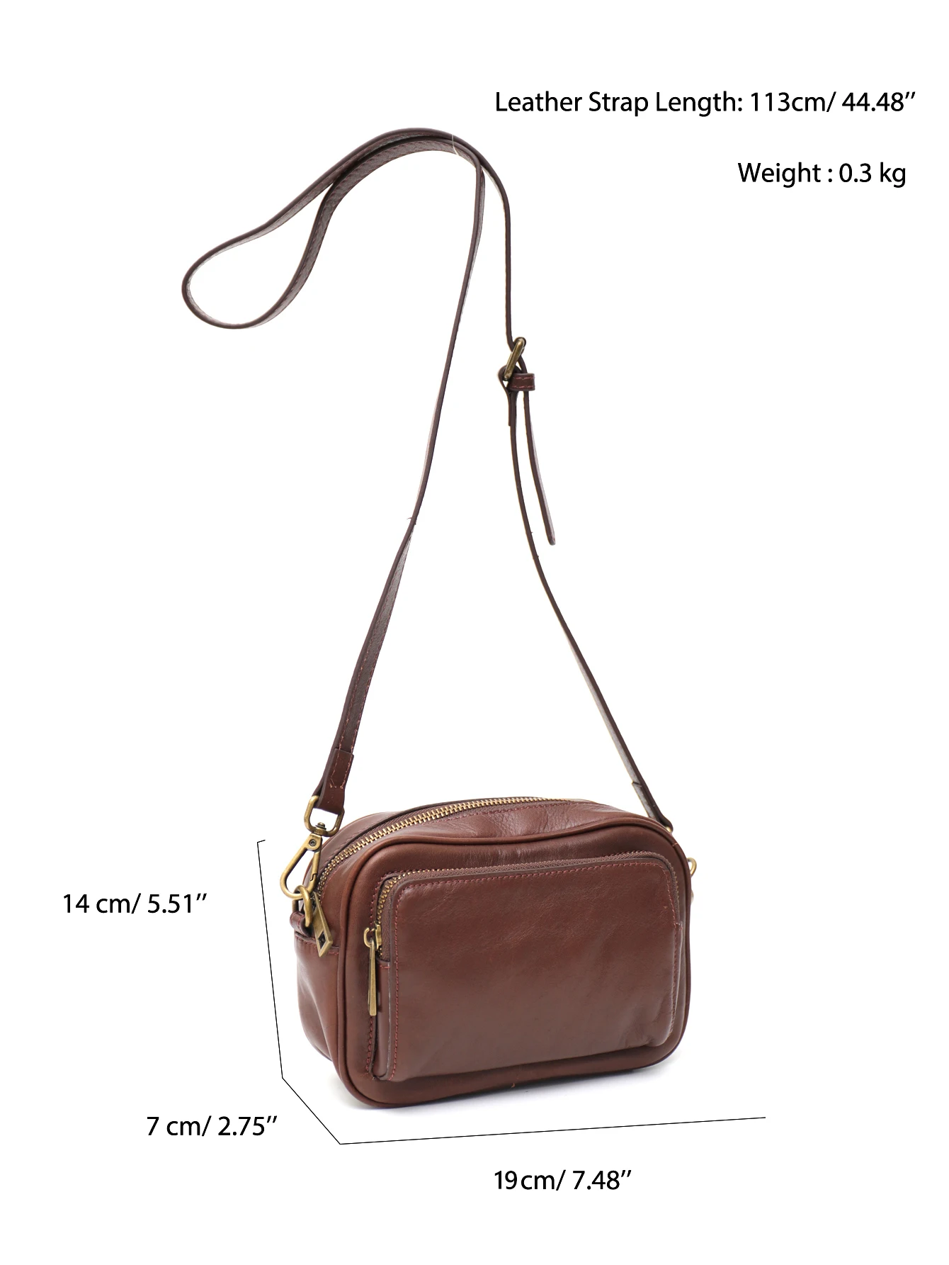 Imagem -03 - Estilo Vintage Mulheres Daily Cross Corpo Bolsas de Couro Genuíno Sling Bolsas Multi Zip Bolsos Pequenas Bolsas de Ombro Forma Quadrada sc