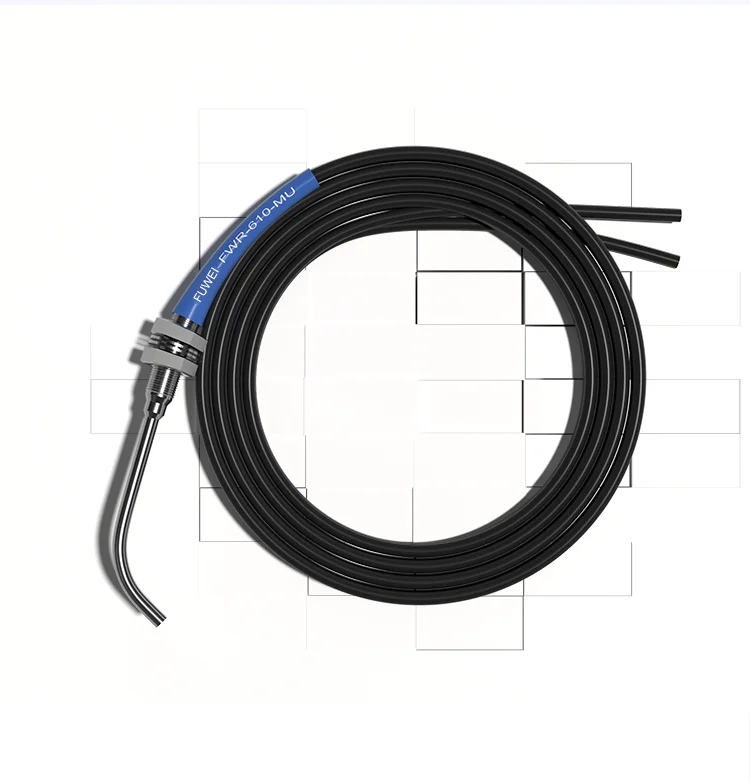 Fuwei FWR-610-MU bogen 90 grad faser optik sensor diffus m3m4m6 sonde faser optik verstärker – Detail 7