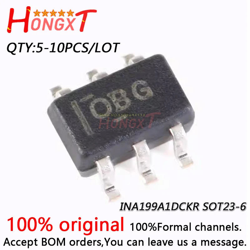 5-10PCS 100% New INA199A1DCKR INA199A1 INA199A INA199 SC70-6.Chipset