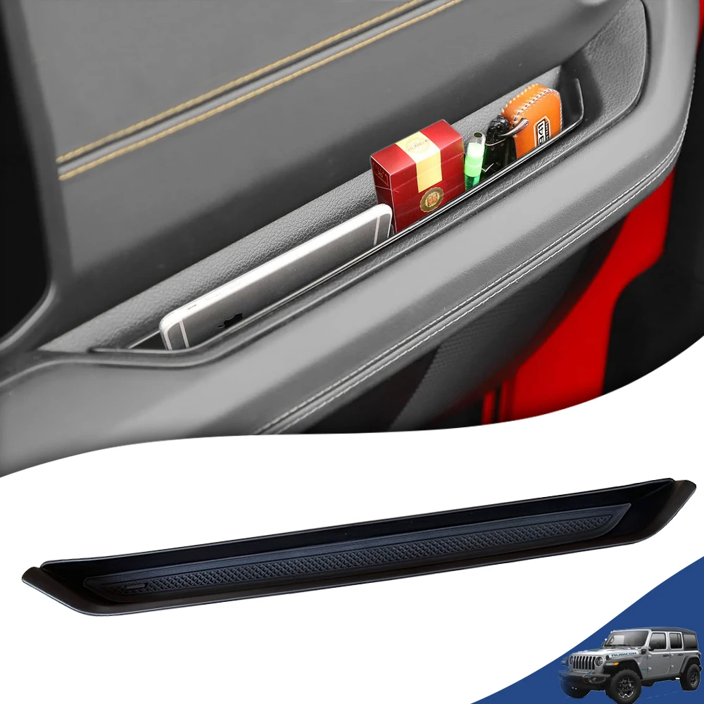 Passenger Grab Handle Storage Box Pocket Organizer Tray for Jeep Wrangler JL JLU Gladiator JT 4XE 2024-2026 Interior Accessories