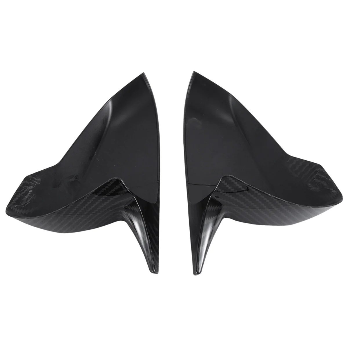 

1Pair Car Rear View Mirror OX Horn Shell Trim Cover for Hyundai Veloster 2018-2023 Side Door Mirror Caps Housing