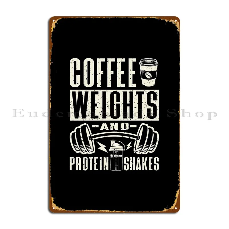 Bodybuilding Powerlifting Bodybuilder Metal Sign Cinema Home Club Designs Custom Tin Sign Poster