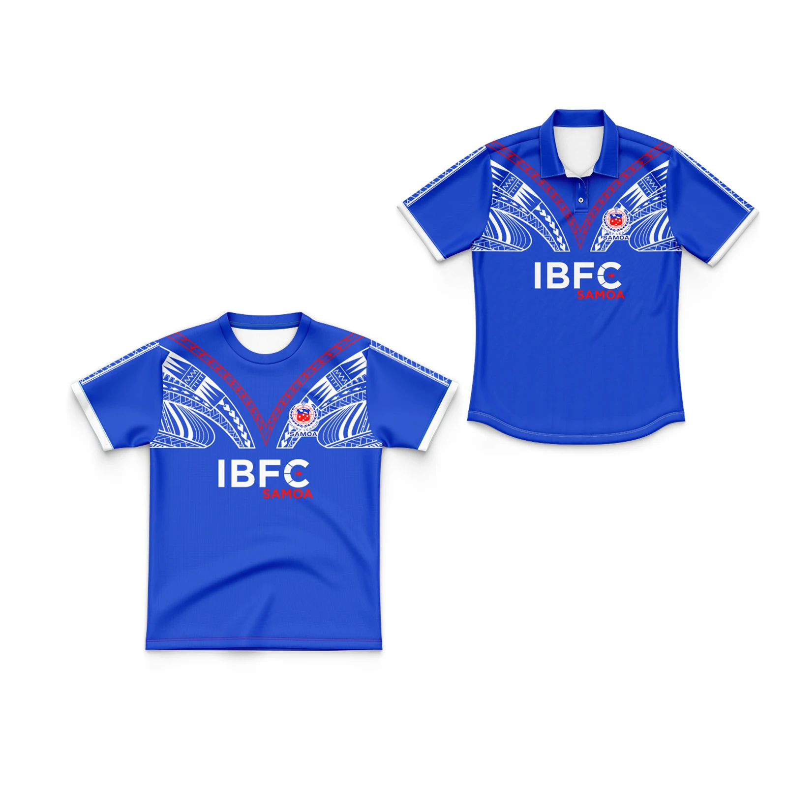 

2025/26 Samoa Kids Rugby Home Rugby Jersey Sport Shirts