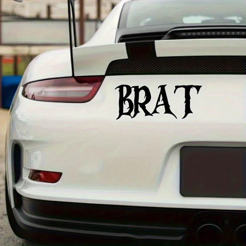 

Голографическая виниловая наклейка BRAT Edgy - меняющая цвет радужная наклейка для автомобилей/гаражных ворот/ноутбуков/чехлов для телефонов