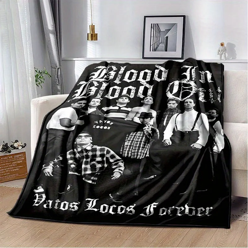 Personalized Blood In Blood Out Blanket Name Gangster Art Soft Fleece Throw Fan Gift Home Decor Movie Theme