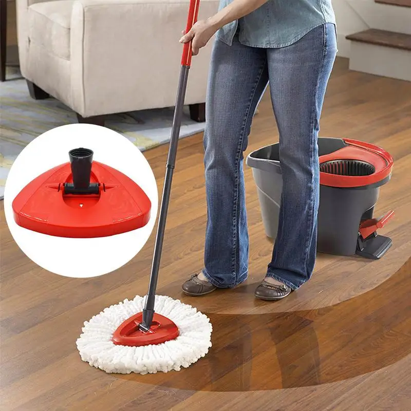 Triangle Plate Spin Mop Replacement Head Mop Head Plate Rotating Mop Base Replacement Of Rotating Mop Base For Easy Wring Mop