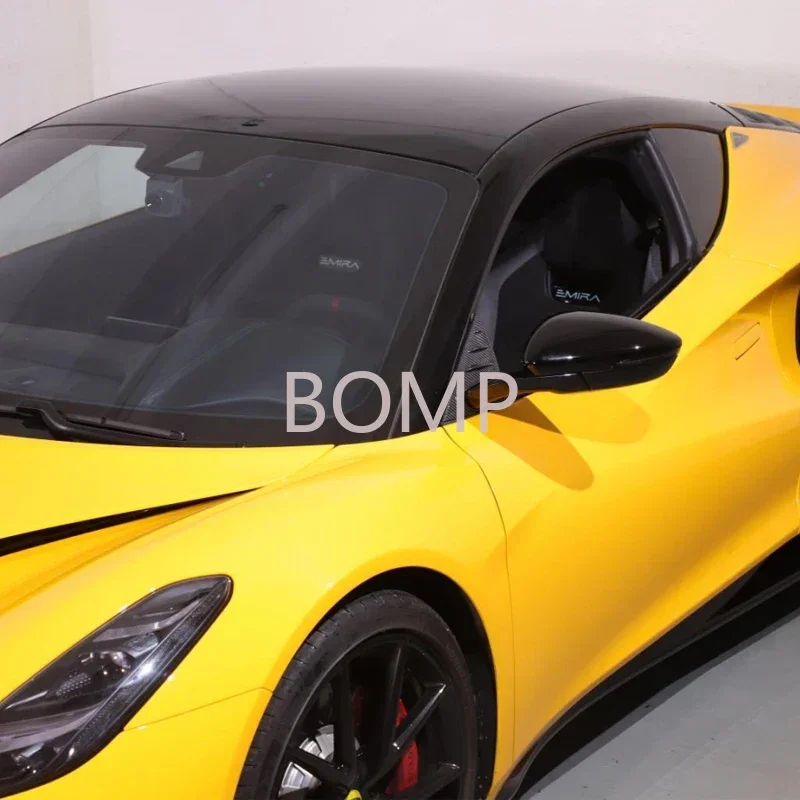 BOMP For Lotus EMIRA2021-2023 front triangle A-pillar base cover, automotive A-pillar decoration sticker, real carbon fiber 2pcs