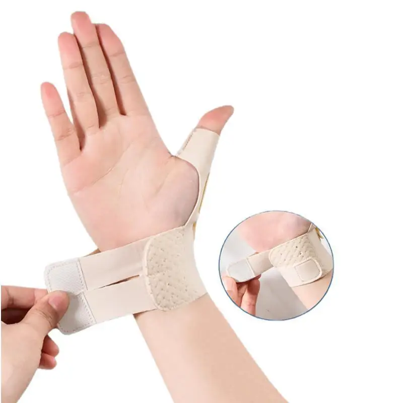 Wrist Thumb Support Brace Soft Elastic Thumb Compression Sleeve Protector Thumb Spica Splint Lightweight Wristband Gym Sports