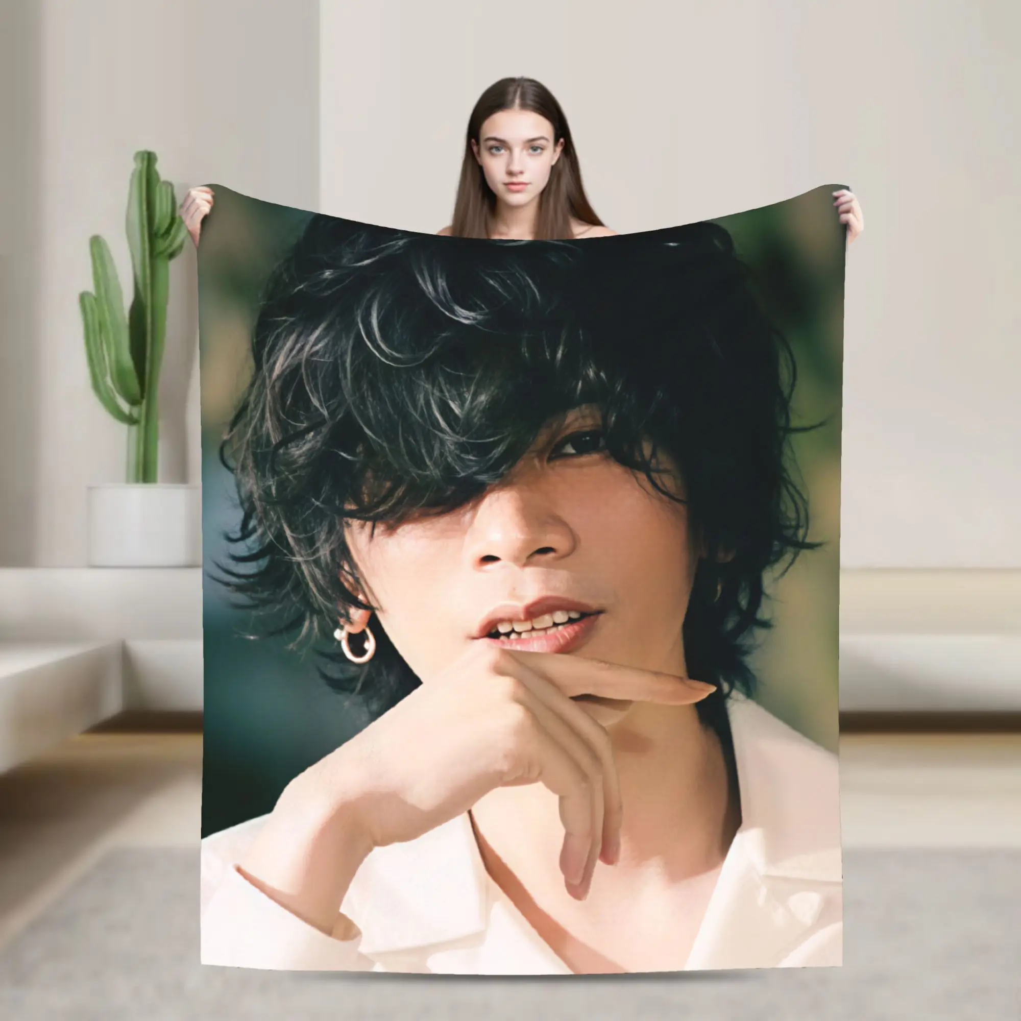 Japan Singer K-Kenshi Y-Yonez Blanket Quality Super Soft  Bedding Throws Winter Kids Couch Bed Aesthetic Bedspread