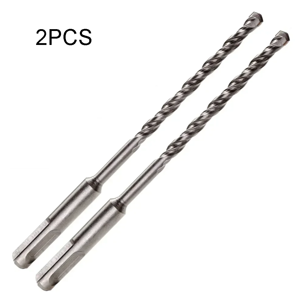 2PCS SDS Carbide Drill Bits For Concrete Brick Stone Tile Glass Cement Metal Electric Hammer Drill Bits 5mm 6mm 8mm 10mm 12mm