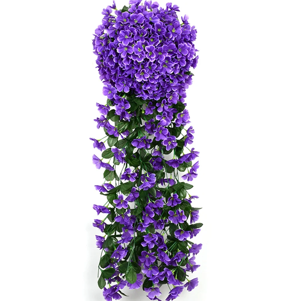 5 Petals Orchid Simulation Artificial Flowers Fake Flower Wedding Party Decoration Mother Day Garden Wall