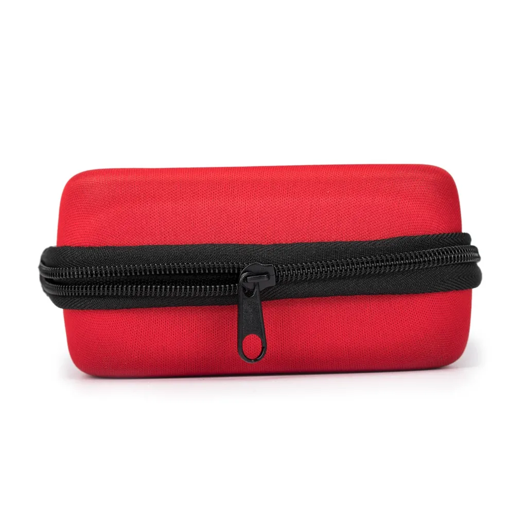 First Aid Hard Case Empty First Aid Hard Shell Case Bags EVA Red Medical Bag for Home Health Emergency First Responder Camping