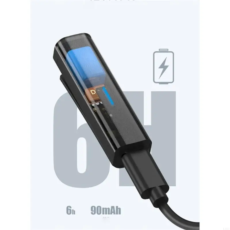 L41F Mini Microphone Contenser Clip على Lavalier Lavalier Mic 2.4g لاسلكي للهاتف