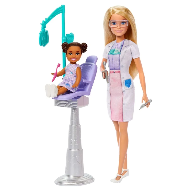 Barbie Pop Carrière Speelset Peuters Meeslepende Professionele Ervaring Dokter Leraar Rijke Accessoires Meisjes Speelgoed Verjaardagscadeau