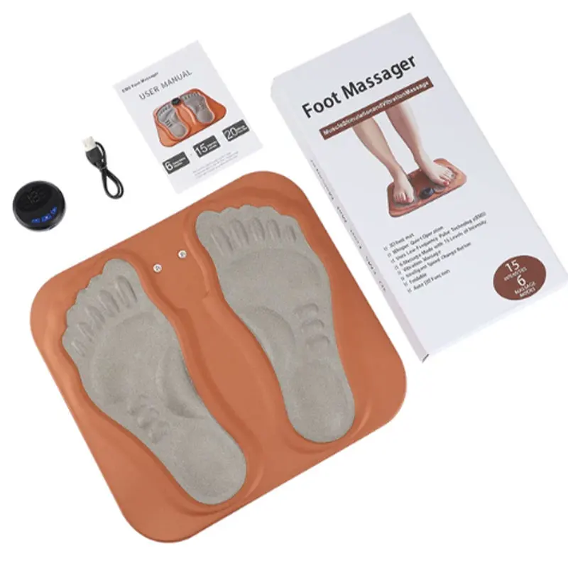 

Microcurrent 3D Foot Massage Pad Foldable Muscle Electrical Stimulator Physical Therapy Foot Relaxation Aid Relieve Sore Feet Mu