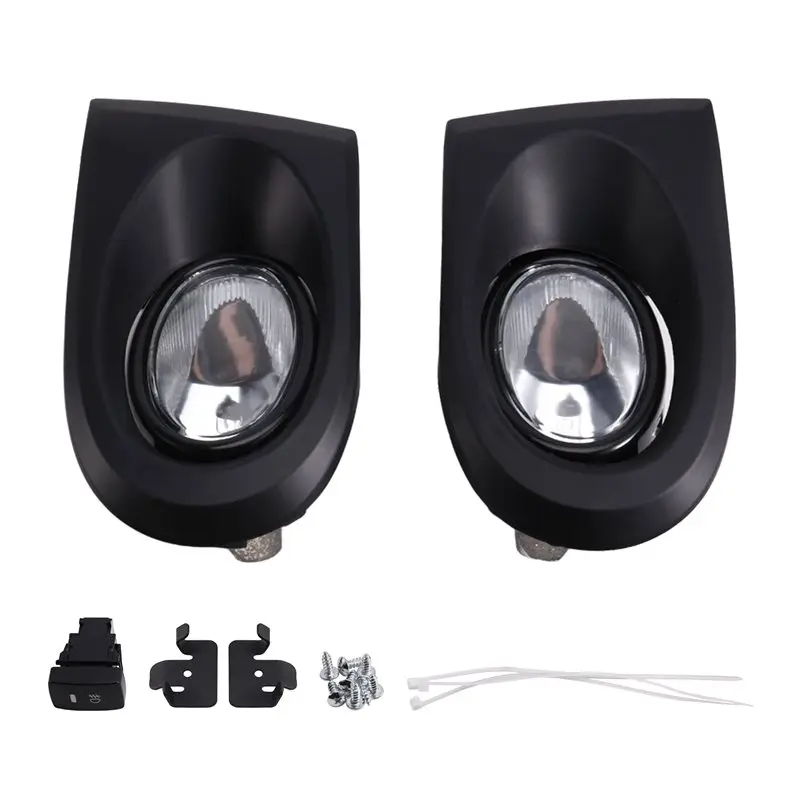 A21F-Car Front Bumper Light For Acura RSX 2002 2003 2004 Drive Fog Lamp Harness Kit Fog Light Cover
