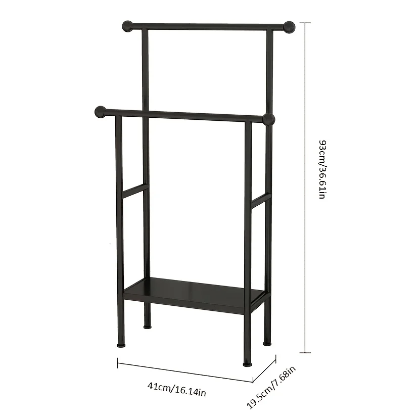 Italian Light Luxury Towel Rack, Easy Floor Bathroom Rack, Floor Bathroom Towel Rack, Multifunctional Storage Rack, Design Sense