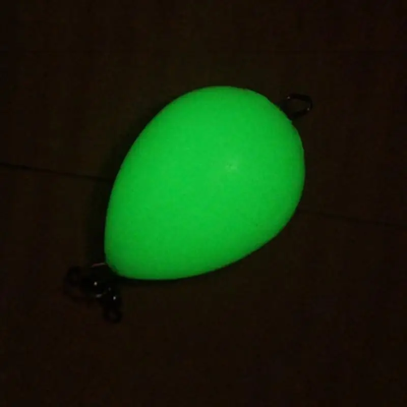652F Night Fishing Luminous Egg Float Upward Glow In Fishing Float Thrower อะคริลิค Iscas Tackle เครื่องมืออุปกรณ์เสริม