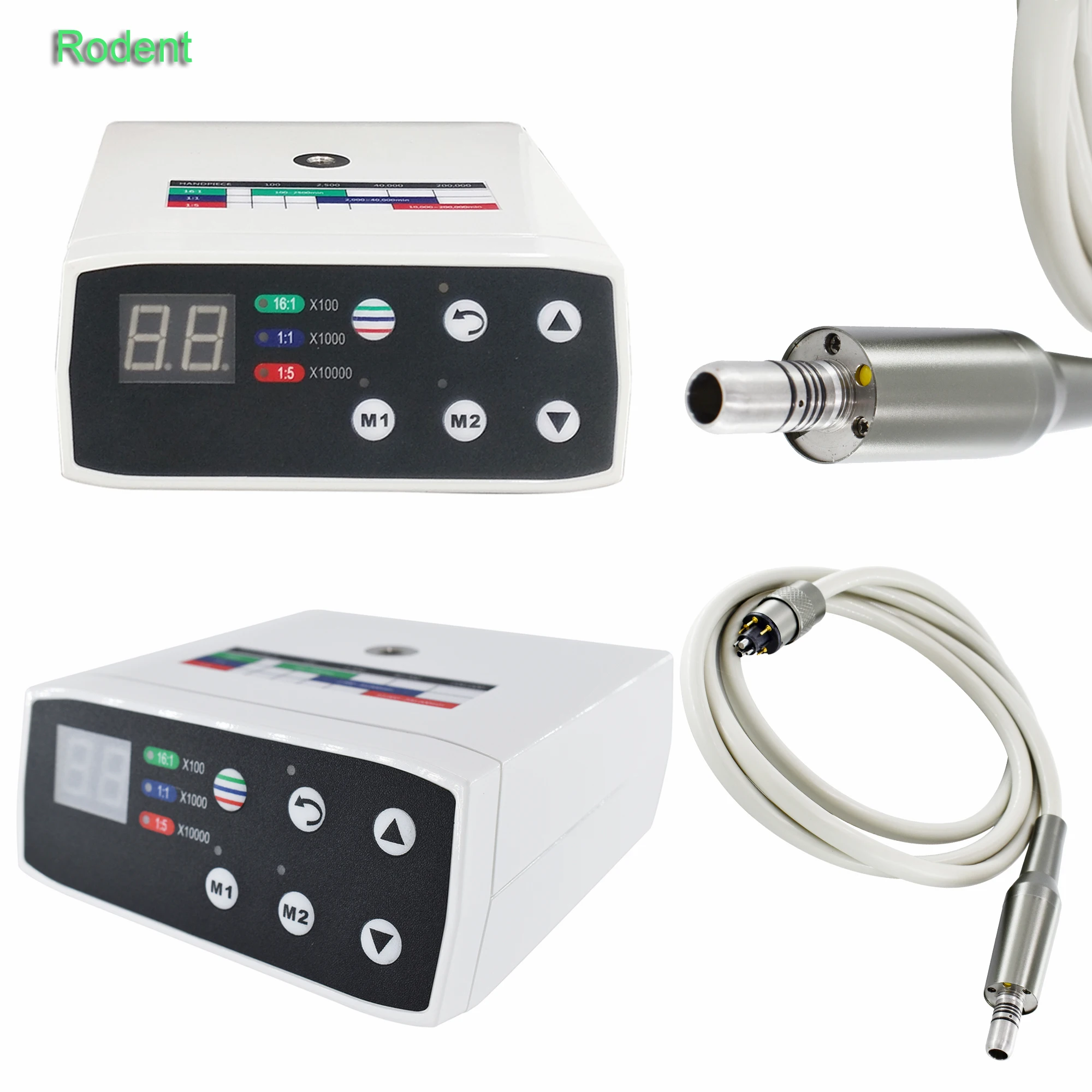 

Dentistry LED Fiber Electric Micro Motor Clinic Brushless Micromotor Low Speed Contra Angle Handpiece Turbine Polisher Tips