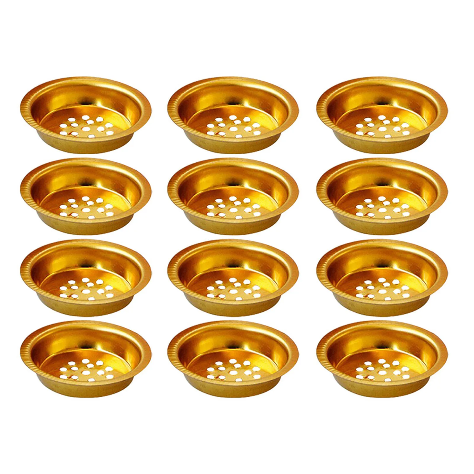 12Pcs Incense Burner Cups Round Perforated Iron Mesh Tray Charcoal Disc Holder Universal Insert Bakhoor Middle East - view 5
