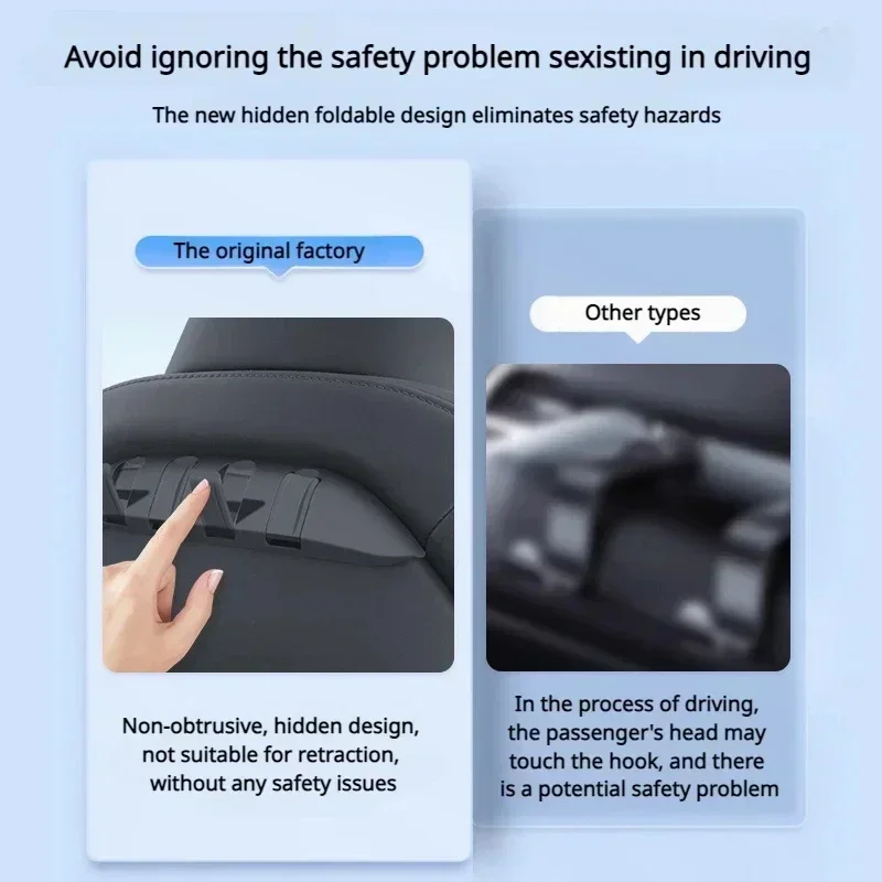 Seat Backrest Hook for Tesla Model Y and 3