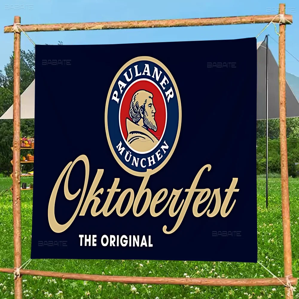 لافتة ديكور داخلي للديكور الداخلي من German Beer Paulaners ريترو متعددة الاختيارات