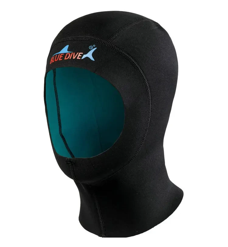 Tauchen 1mm Neopren Tauchen Haube Mit Schulter Schnorcheln Ausrüstung Hut Kappe Winter Schwimmen Warme Neoprenanzug Speerfischen – Detail 6