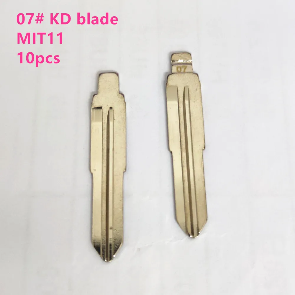 

10pcs 07# KD Key Blade MIT11 MIT11R Metal Uncut Blank Flip Remote Key Blade for Mitsubishi for Keydiy KD Xhorse VVDI JMD