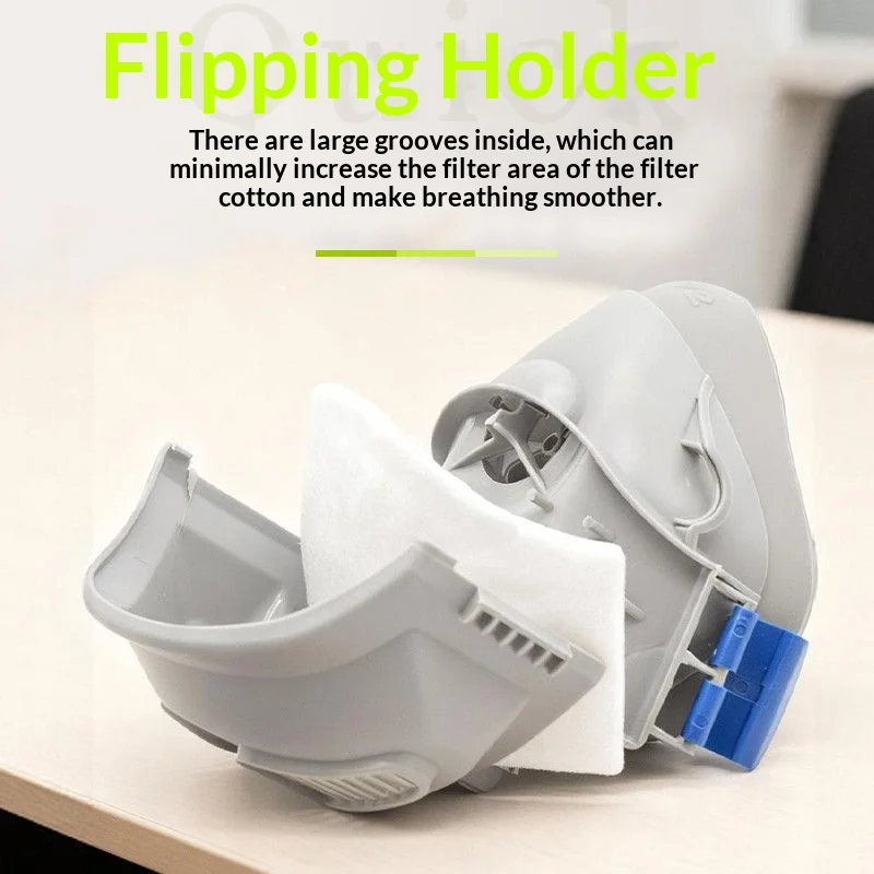 7772 Dust Mask Food Grade Silicone material applicable for Dust-proof Particulate Mater Coal Mine Polishing Dust-proof