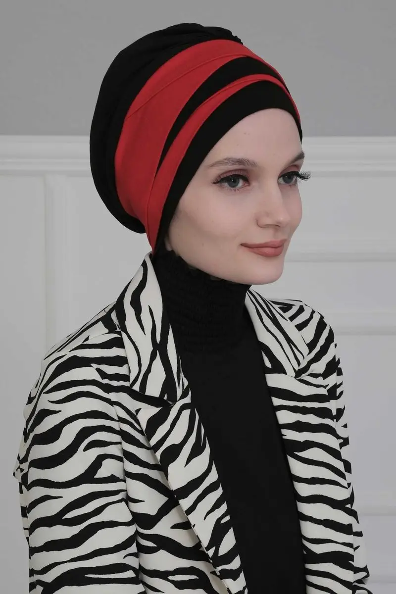 Doppel farbe gekämmte Knochen schwarz