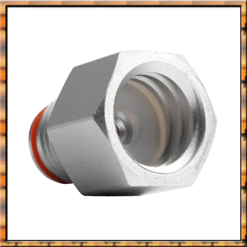 A78K Modern Soda CO2 Pressure Regulator Adapter,Female TR21-4 Soda Cylinder To Male G1/2 Co2 Tank Durable Easy Install