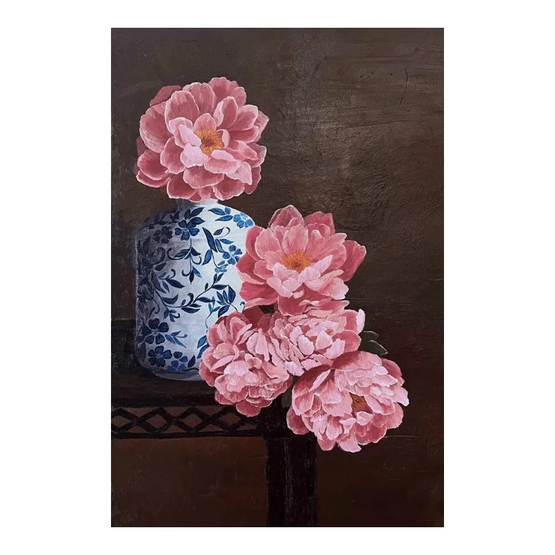 

Сине-белые фарфоровые пазлы с пионами, 500/1000/1200/2000 деталей, для семейного досуга, игр в игровой комнате, спальне, подарки, декор для дома