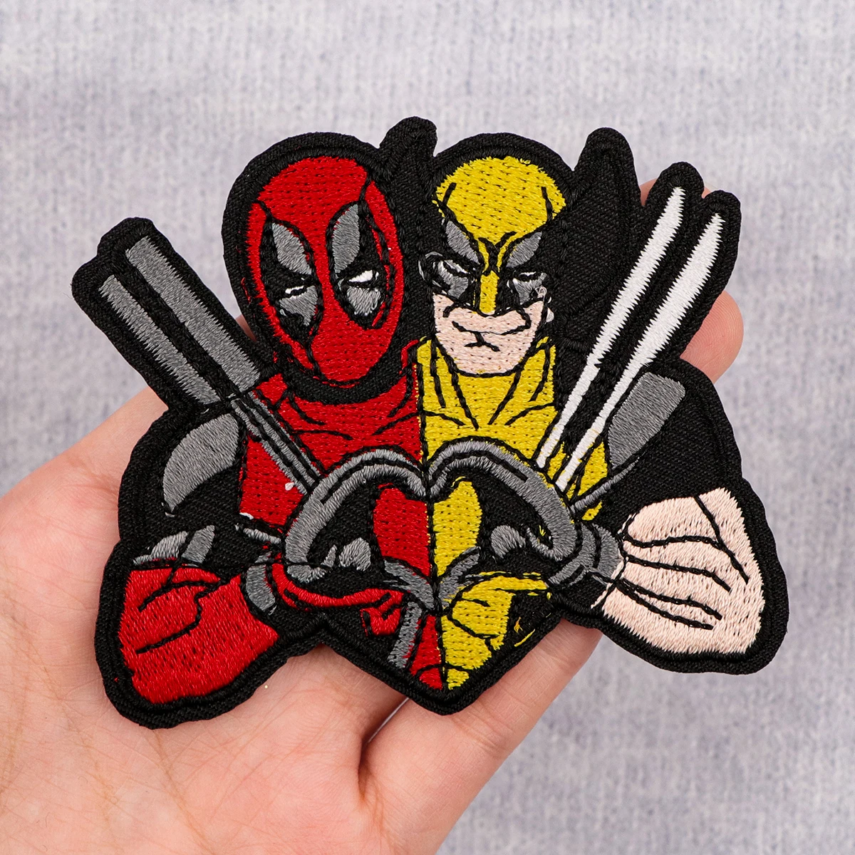 Best Friend Patches On Clothes Movie Hero Iron on Embroidered Patches For Clothing DIY Stripes Applique Accessory