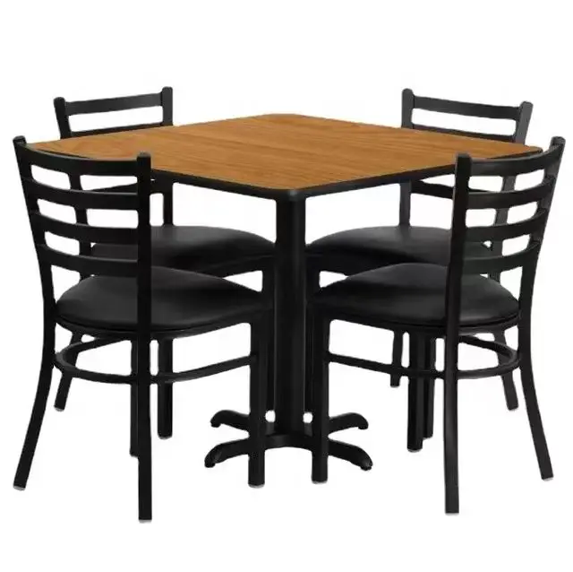 

Wooden Dining Tables and Chairs Set for Restaurants