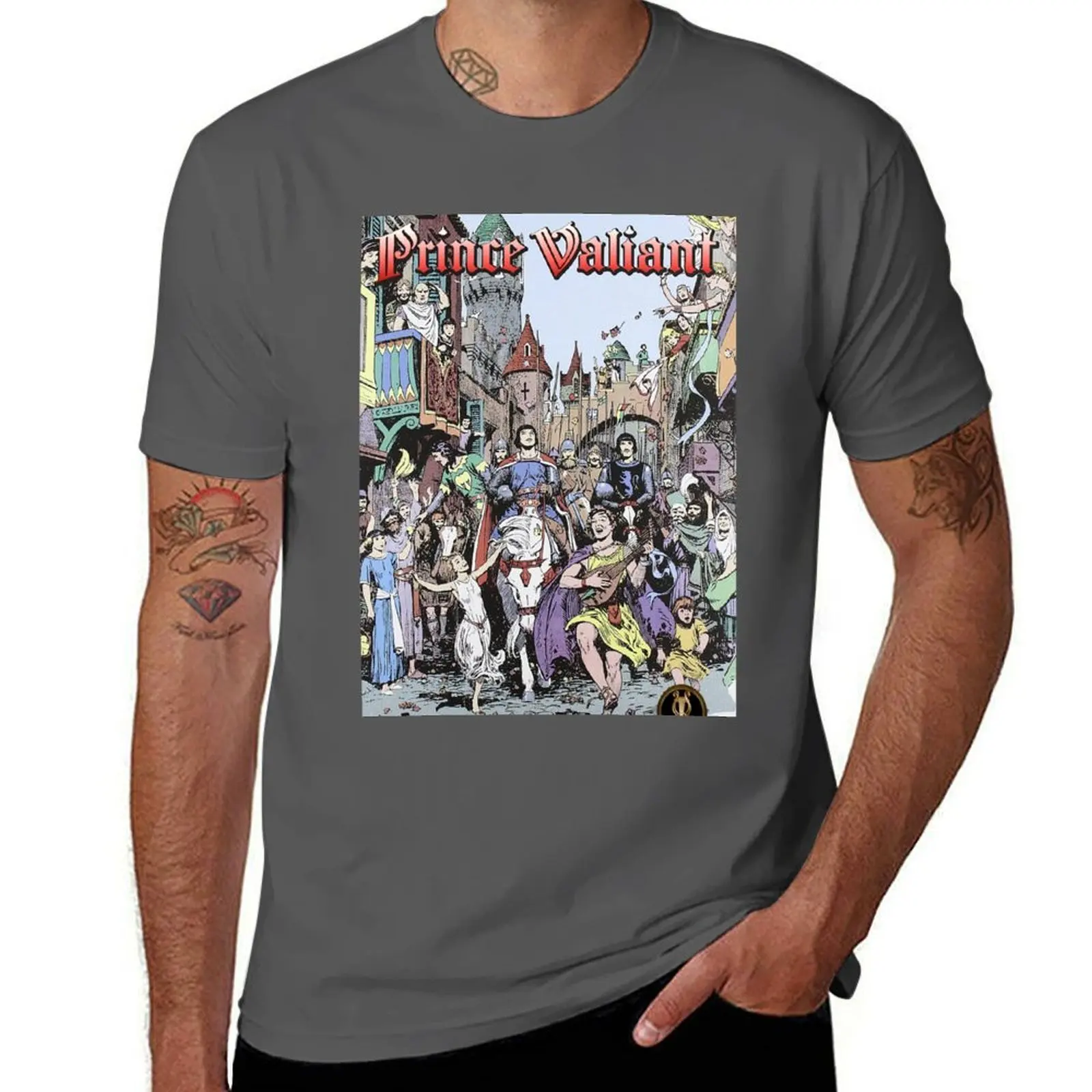 

Prince Valiant by Harold Foster T-Shirt High Elasticity Sports T-Shirt