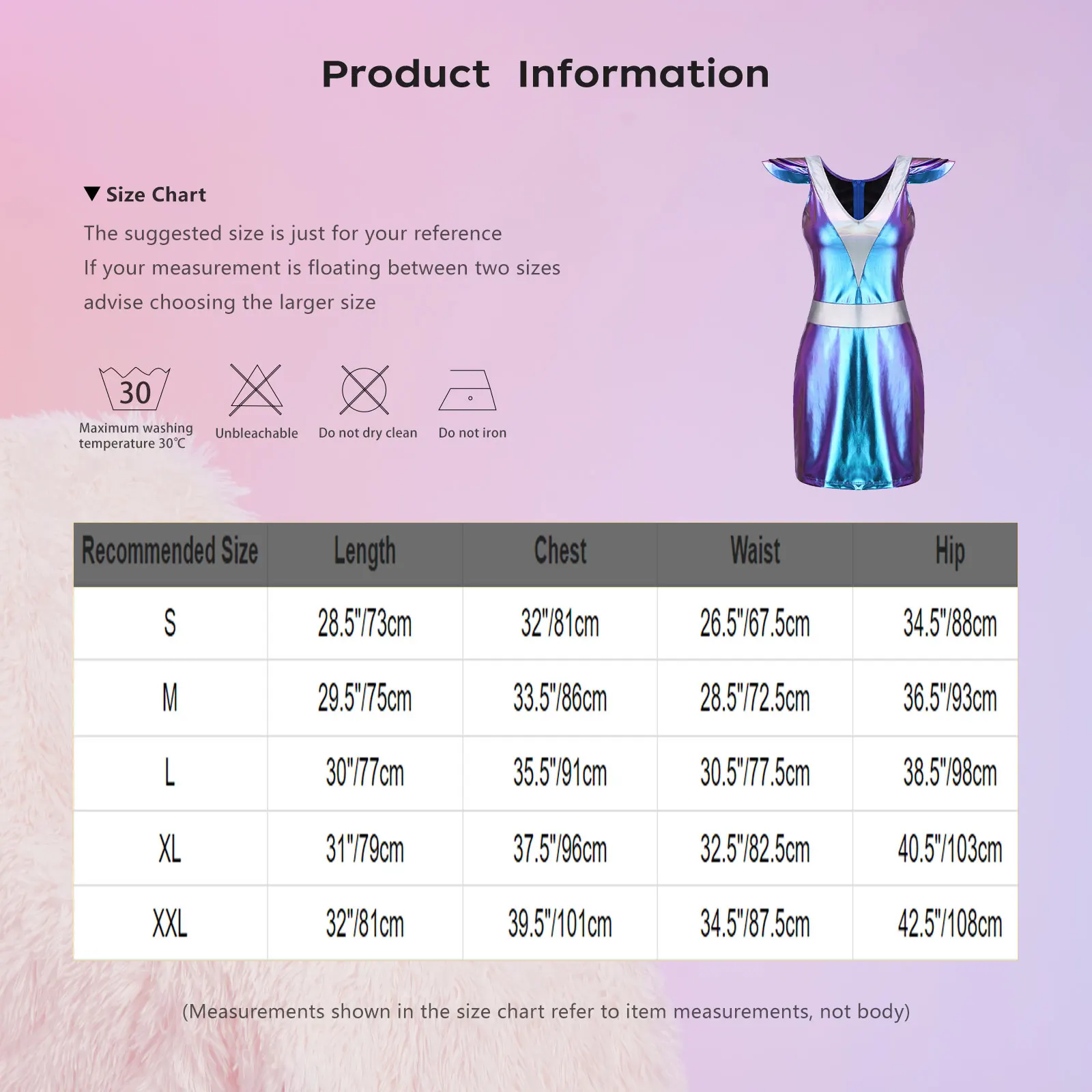 Women Metallic Future World Party Costume Space Alien Cosplay Dress Color Block Dress Nightclub Disco Halloween Carnival Clothes