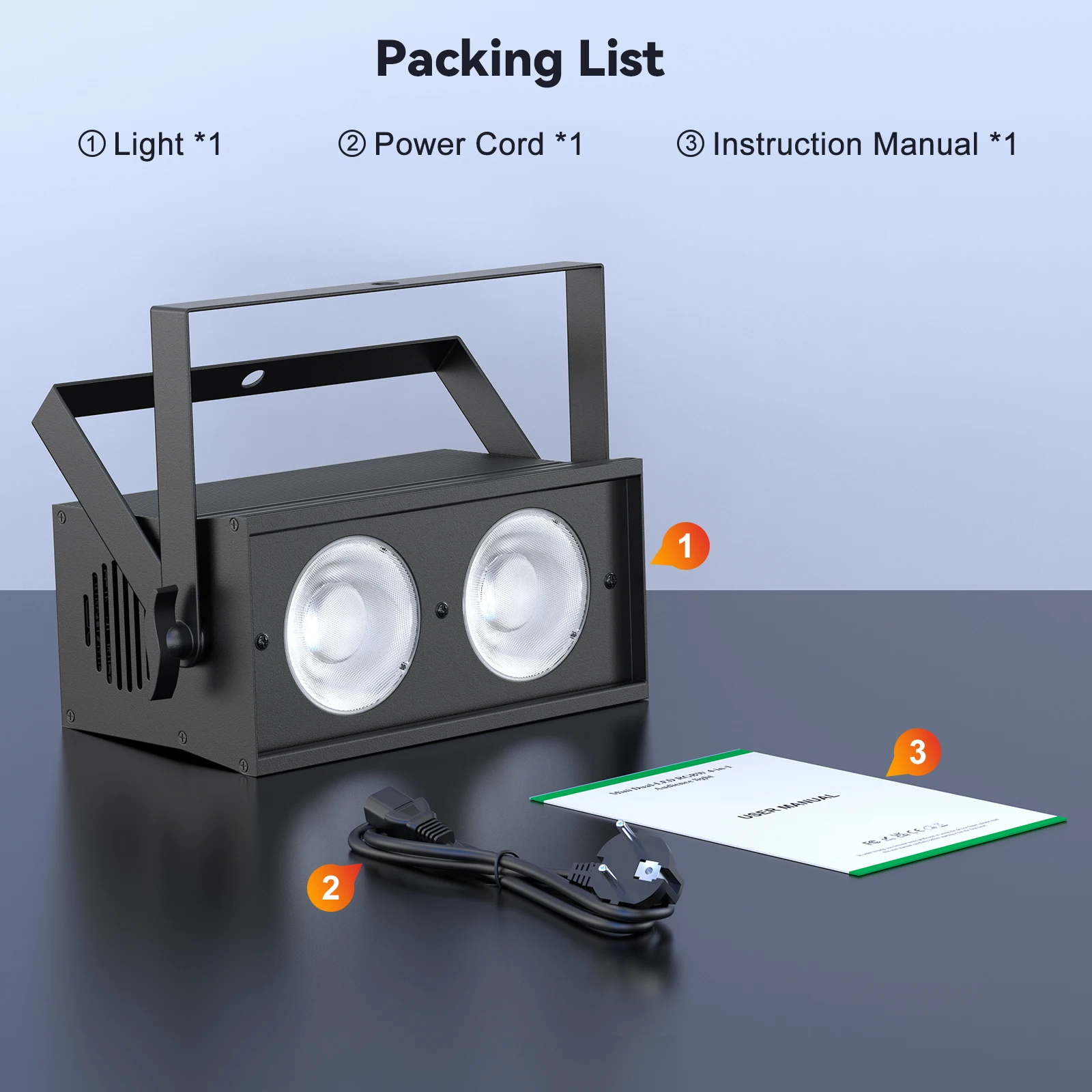 4PCS Mini COB LED Par Lights 100W RGBW LED Lighting DMX Stage Effect Lighting Projector for DJ Disco KTV Party Wedding Bar Club