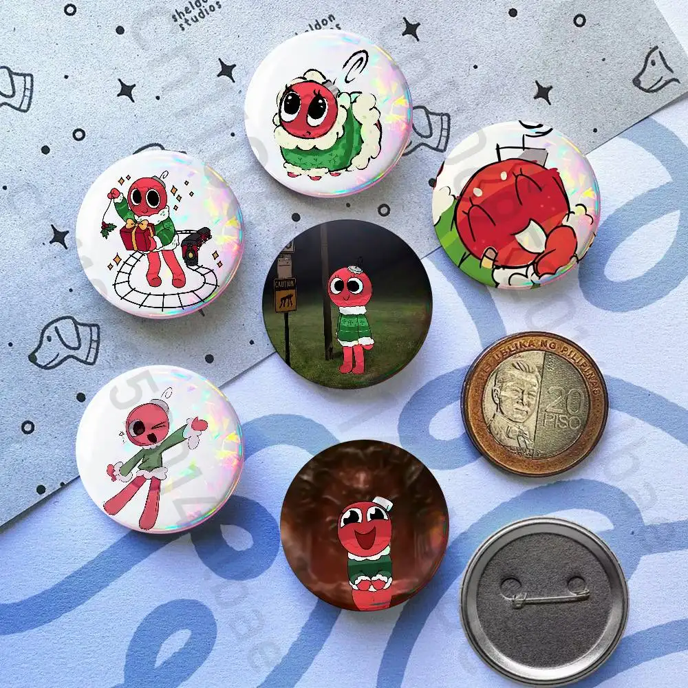D-Dandys W-World B-Bobette Pins 58mm Cute Cartoon Badge Handmade Brooches for Backpack Accessories Jewelry Gifts