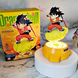 New Original Dragon Ball Anime Figure Goku Figure Rotating Night Light Room Decoration Surrounding Ornaments Lamp Gifts Cute