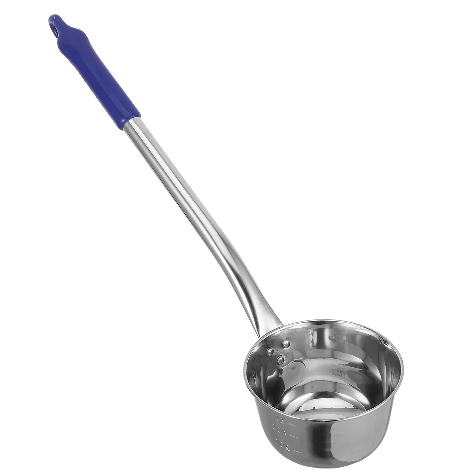 Stainless Steel Long Handle Water Scoop 600ml – Kitchen Soup Ladle, Bath Spoon & Bathroom Water Dipper