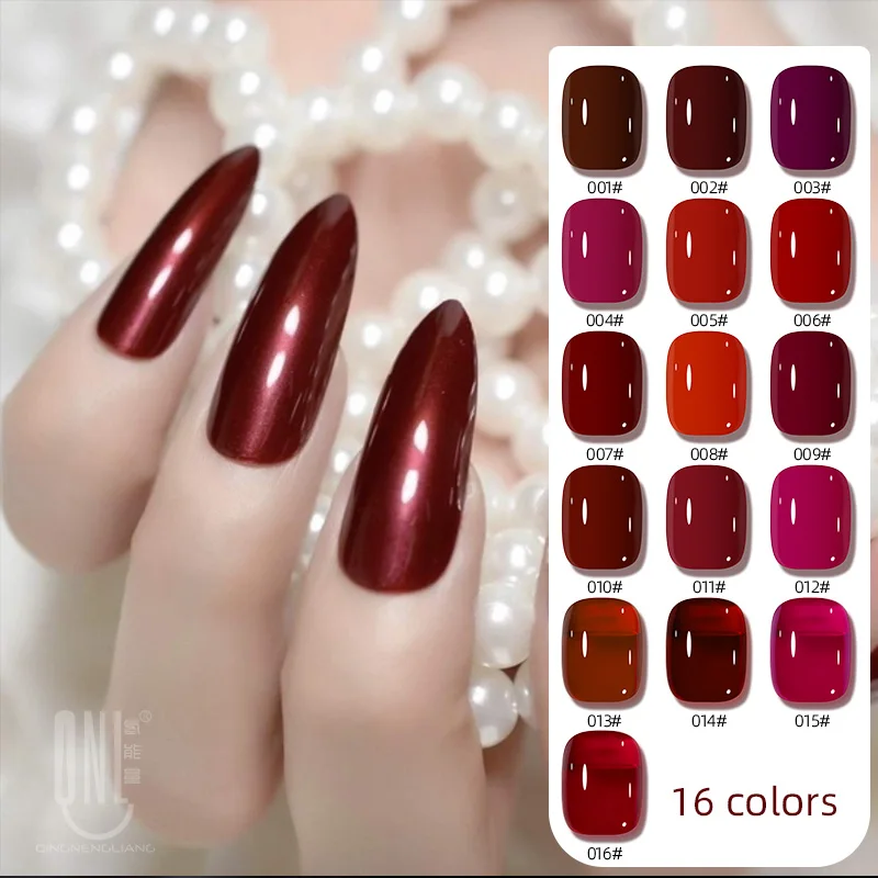 

Burgundy Red Gel Nail Polish 9ml Gel Polish Wine Red Gel Varnish Winter Color Soak Off UV LED Gel Varnish Nail Art Gel Lacquer