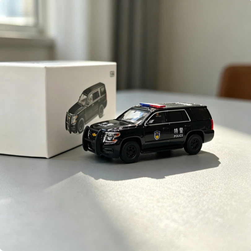 96-1-64-シボレー-タワーリバー-ブラック-swatバージョン-diy-swat-合金ダイキャスト製車モデル-リバウンドトイ