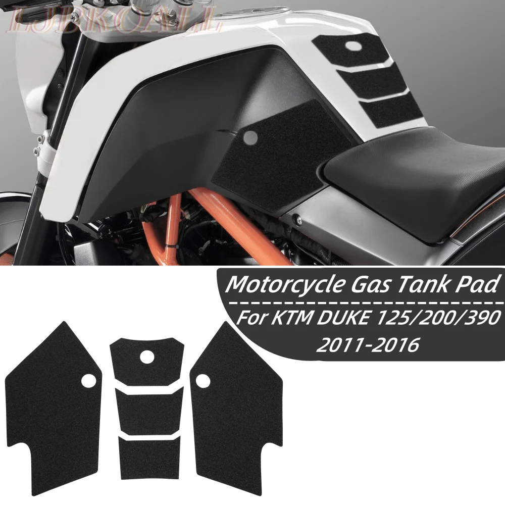 

For Duke 200 390 Gas Tanks Pads Stickers Motorcycle Knee Grip Kit Pad Anti Slip Tank Decals Propection For KTM DUKE125 2011-2016