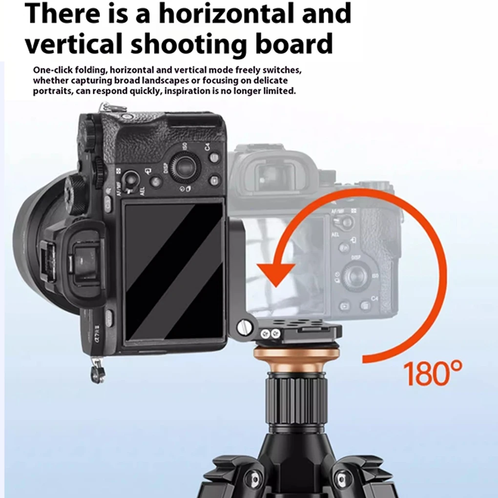 Aluminum Alloy Camera Quick Loading Board Efficient Vertical Shoots Upgrade For Tripod Stabilizer K38 ARCA