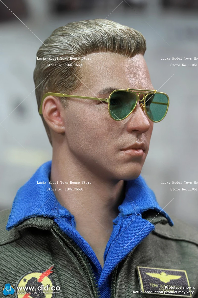 1/6 مقياس نيك البحرية الأمريكية مقاتلة F14 الطيار العسكري عمل الشكل DID MA80182 حساسة 12 بوصة رجل الجندي نموذج جمع اللعب #4