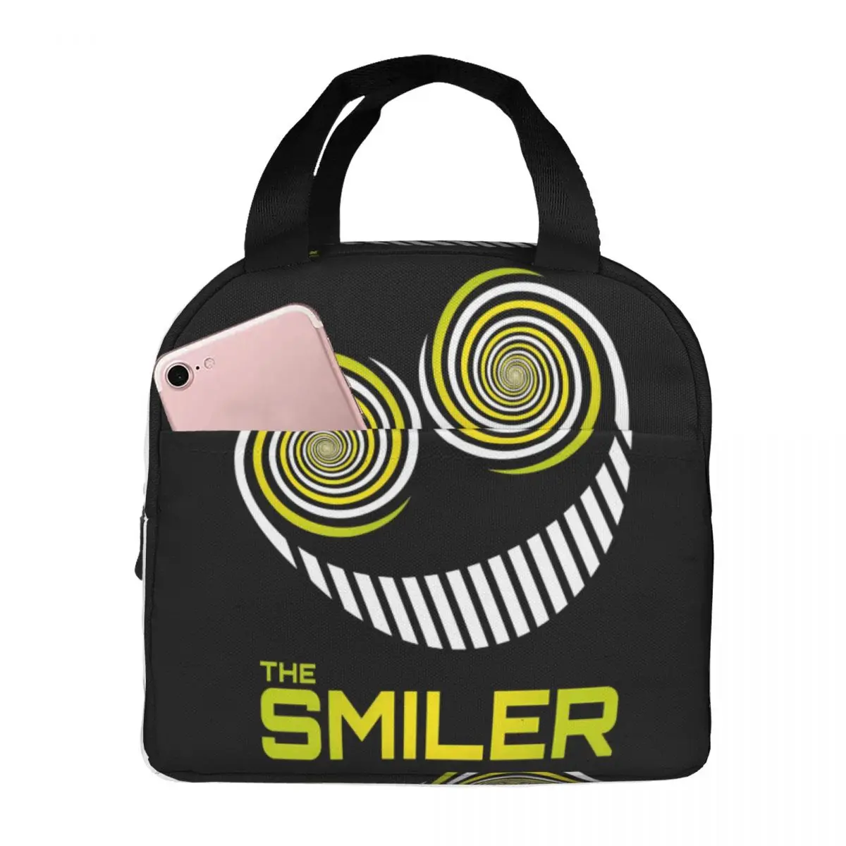 

Smiler Alton Towers Resort Park Изолированные сумки для обеда Большой контейнер для еды Сумка-холодильник Сумка-тоут Ланч-бокс Пляжный пикник Девушка Мальчик