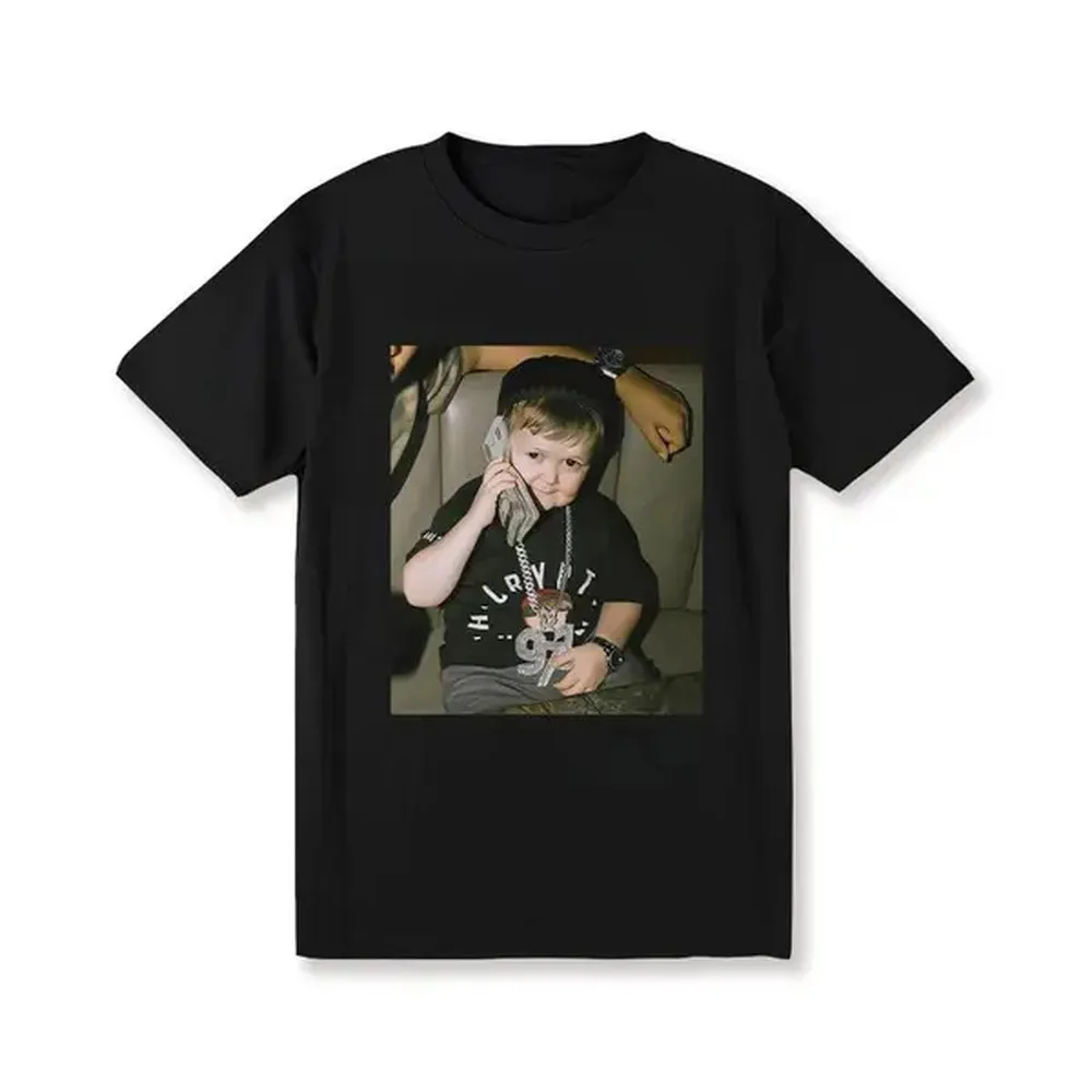 [100% Cotton] Funny Meme TShirt, Hasbulla Magomedov Money Phone, Hasbulla Shirt, Mini Khabib Meme Women'S Crewneck Crop Workout Tee Top Cotton On Golf Gift T-Shirt For Men And Women