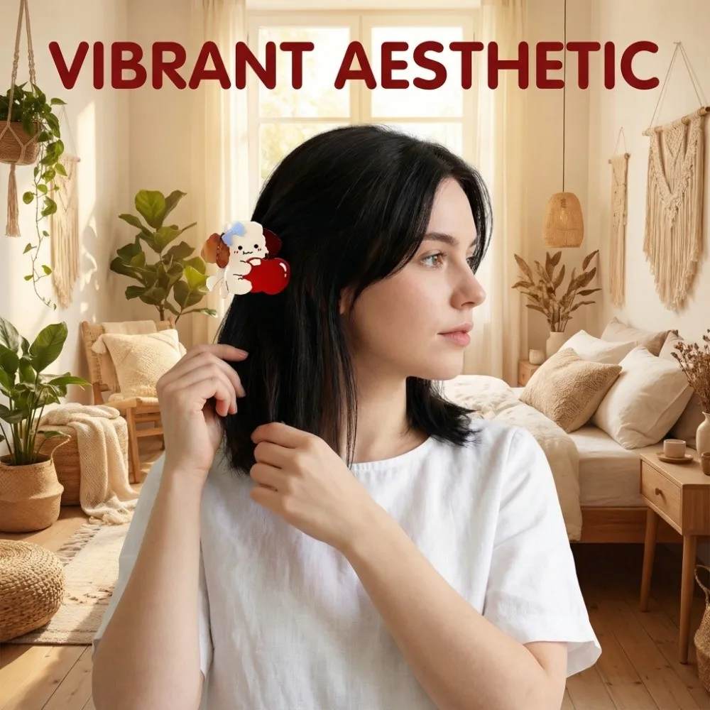 

Cute Puppy Cartoon Shark Clip Large Hair Accessories Acetic Acid Hair Claw Headdress Crab Clip Hair Clip Female