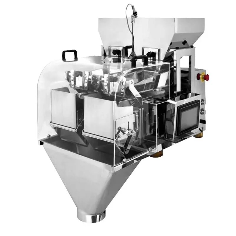 Automatic Multihead Weigher Filler for Snack Nut Granule Powder Packing Line Custom