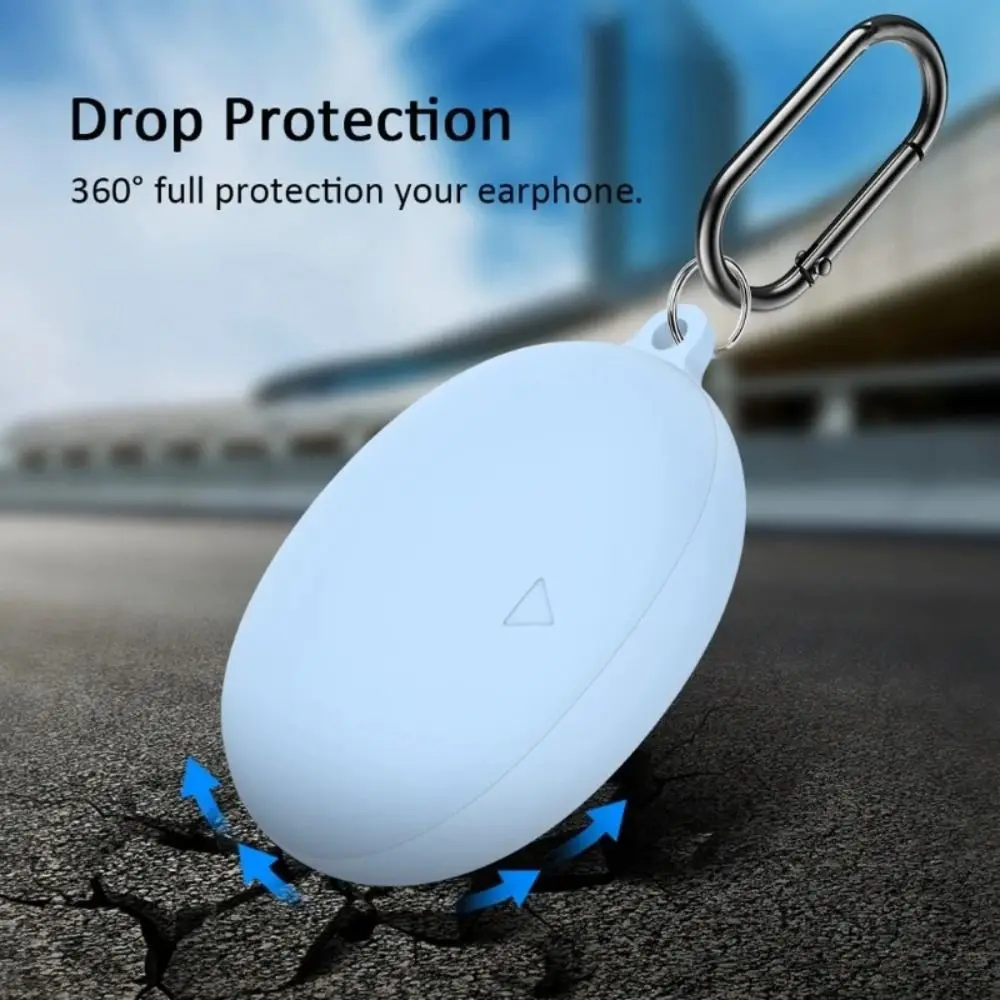 Funda protectora de silicona para auriculares, carcasa para auriculares inalámbricos anticaídas a prueba de polvo, lavable para Anker Soundcore Liberty 3 Pro